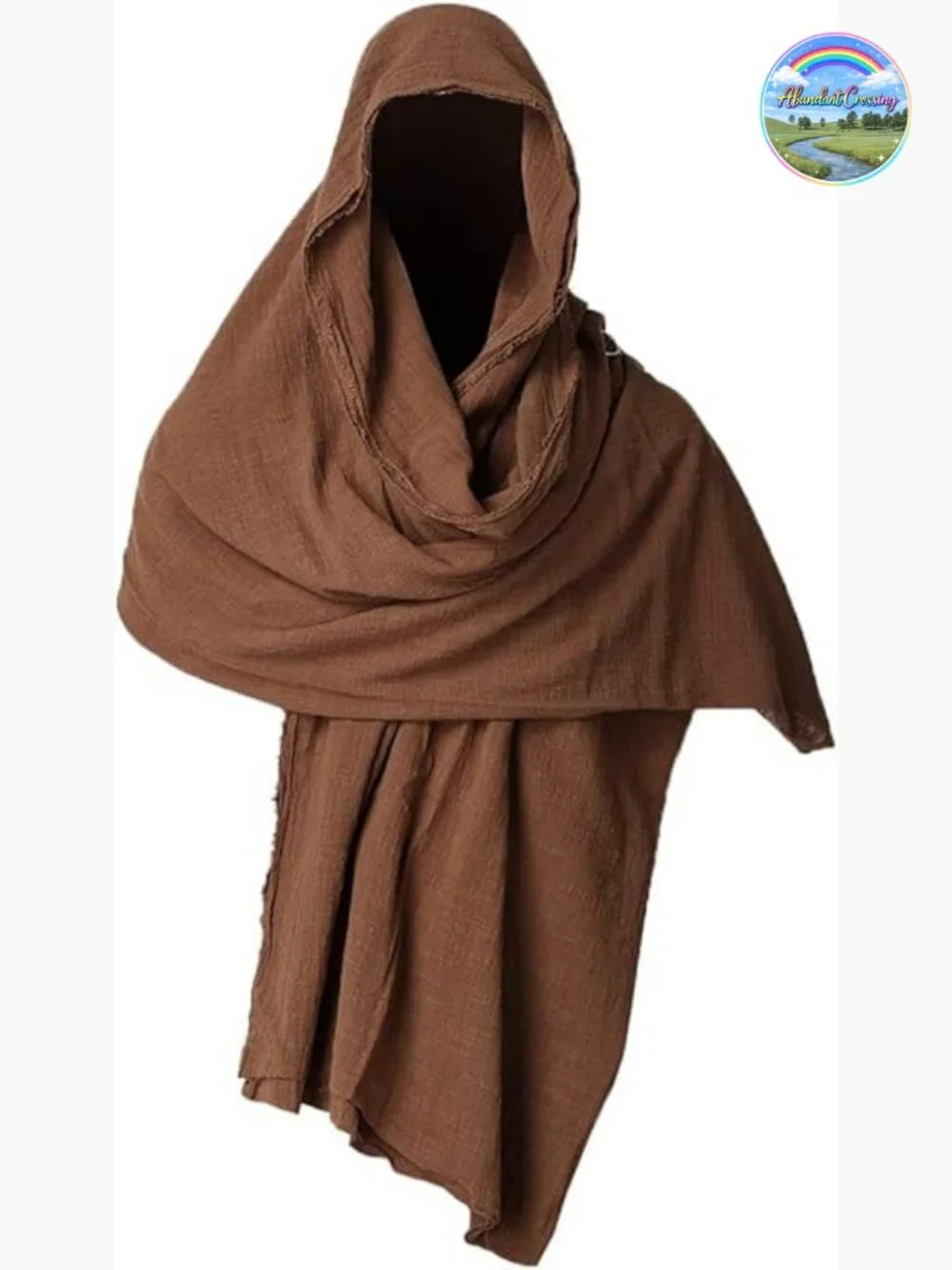 Post Apocalyptic Shawl Scarf Shaman Cowl Medieval Costume Sash Wrap Toga
